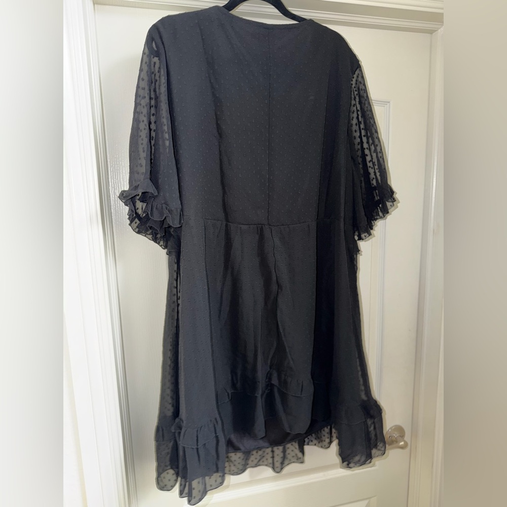 Boohoo Plus Black Mini Dress
